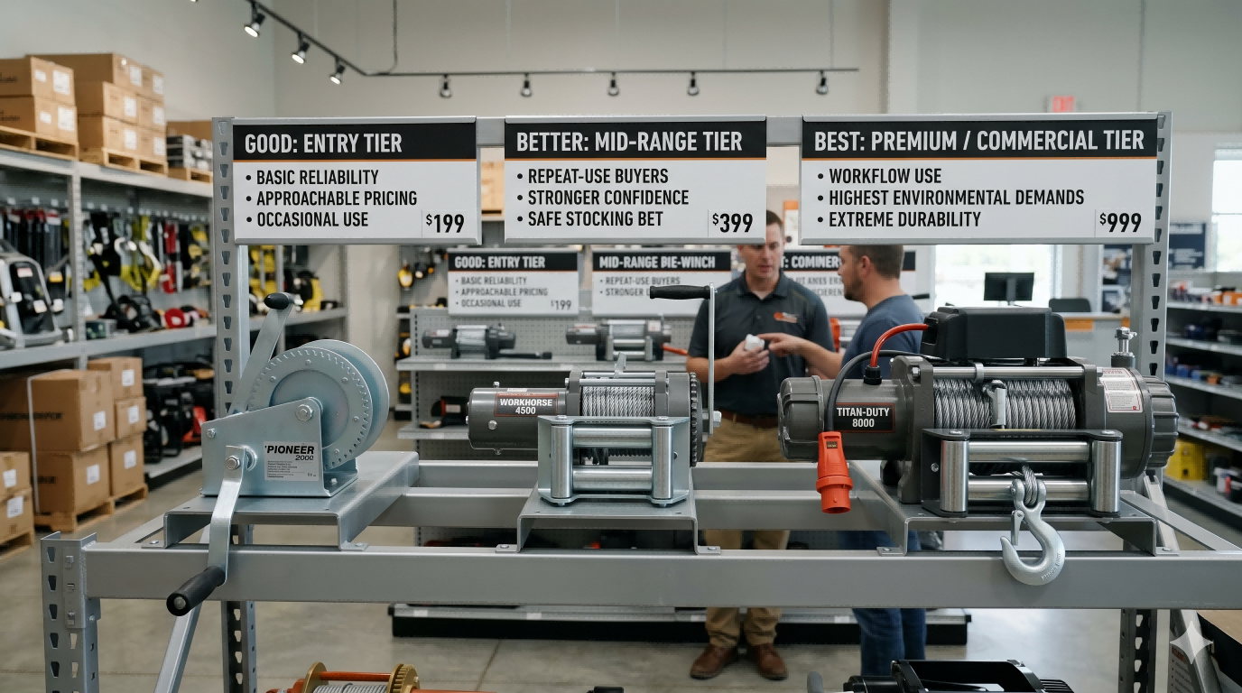 How to Build a Winch Product Line That Actually Sells: Manual, Marine, Utility, and Trailer-Specific SKU Strategy